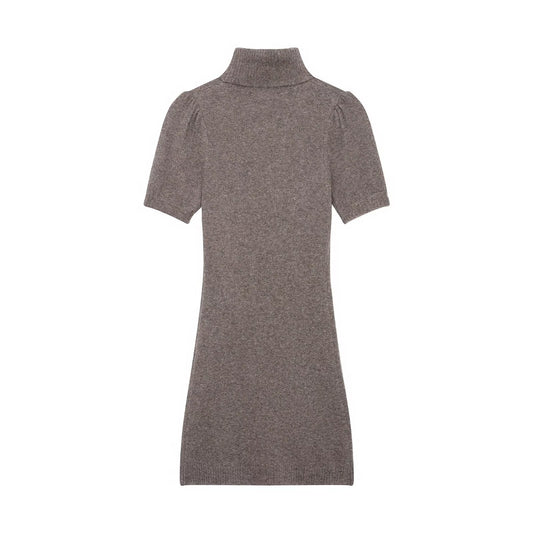 Spring Knitted Mini Dress
