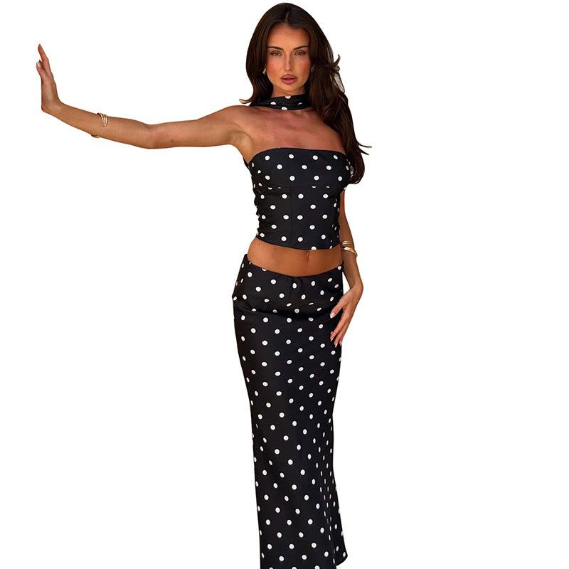 Elegant Sleeveless Bodycon Maxi Dress Set for Women